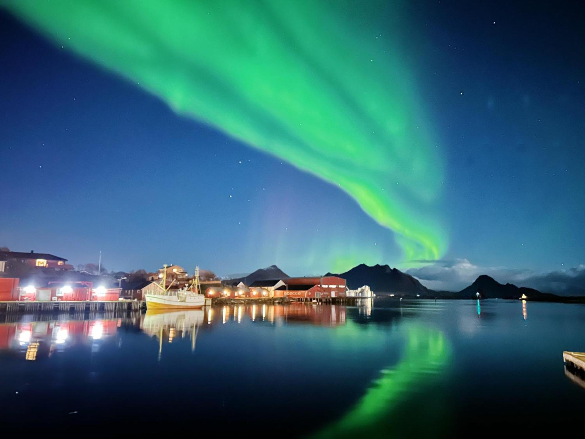 Kraemmervika Havn Ballstad Bagian luar foto