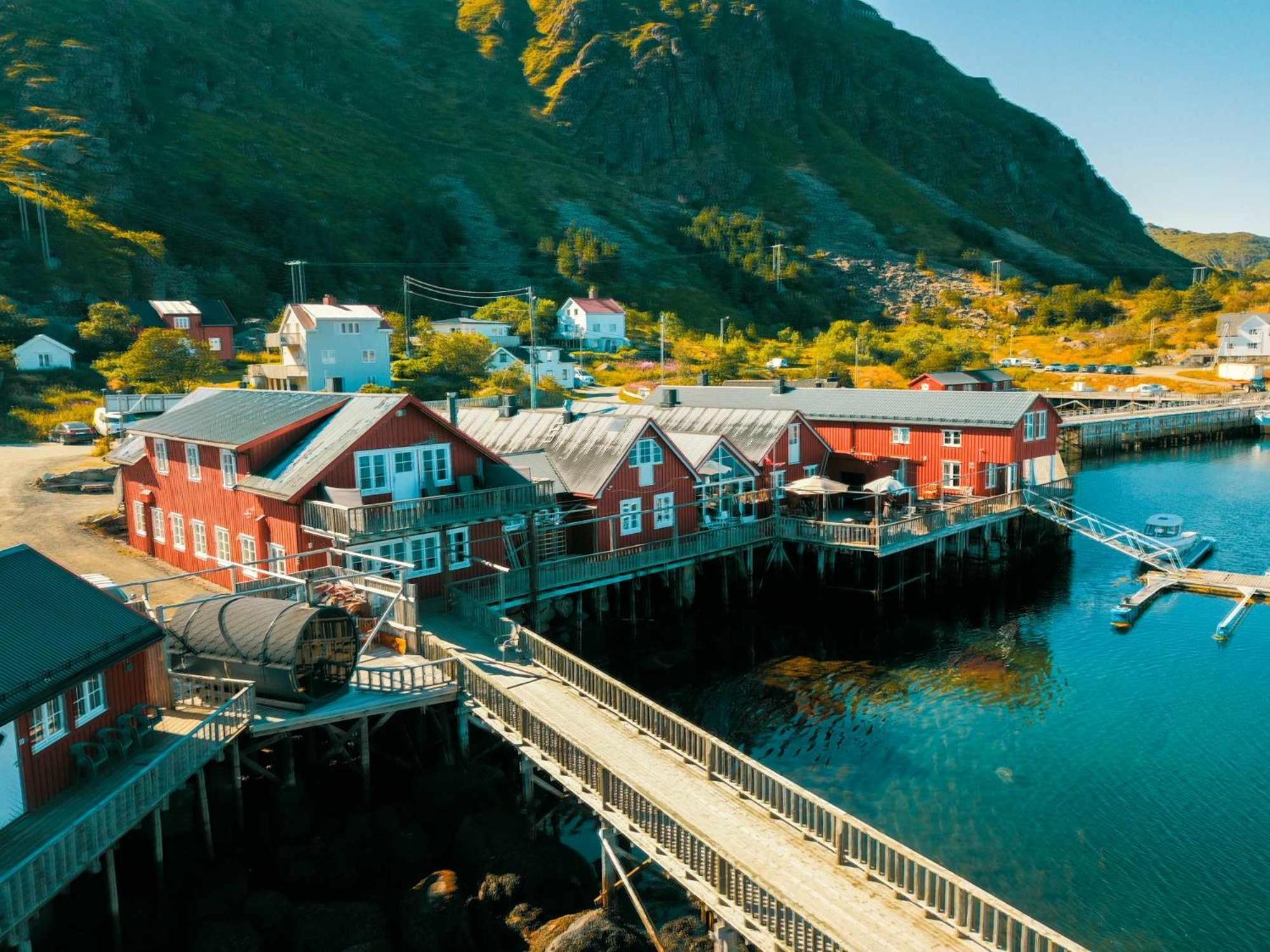 Kraemmervika Havn Ballstad Bagian luar foto