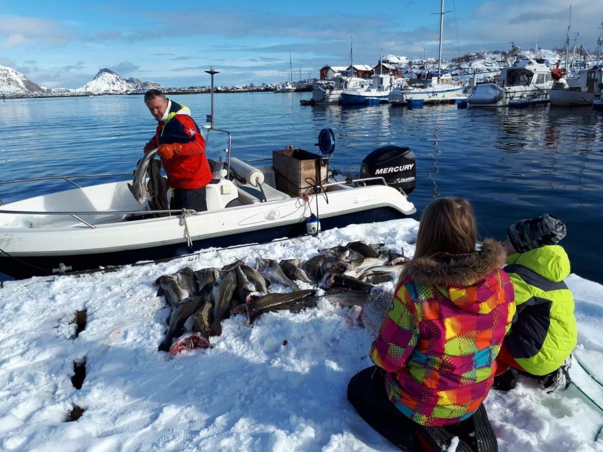 Kraemmervika Havn Ballstad Bagian luar foto